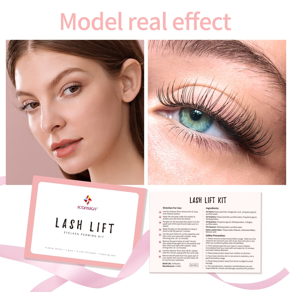 Dropshipping ICONSIGN Lash Lift Kit Lifting pestañas